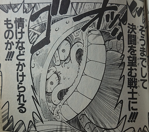 わかっていた・・・！！一合目を打ち合った瞬間から・・・！！！　ドリーが何かを隠していることぐらい・・・！！！