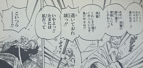 いやよっ！！たまには私だってこいつら・・・・！！守ってあげなくちゃ！！！