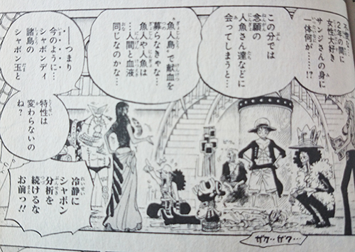 「暗黒女だなんて・・・ひどい事言うわ・・・」ロビンの不吉なセリフ