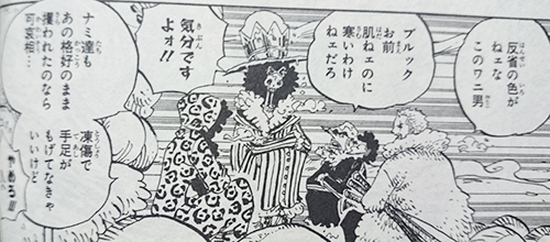 「暗黒女だなんて・・・ひどい事言うわ・・・」ロビンの不吉なセリフ